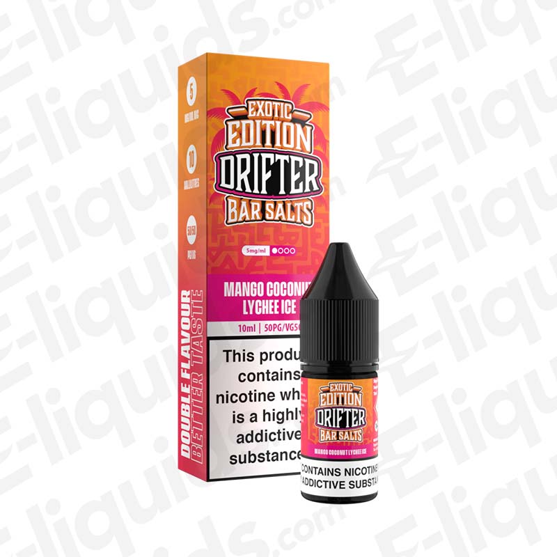 Drifter Exotic Salts Mango Coconut Lychee Nic Salt
