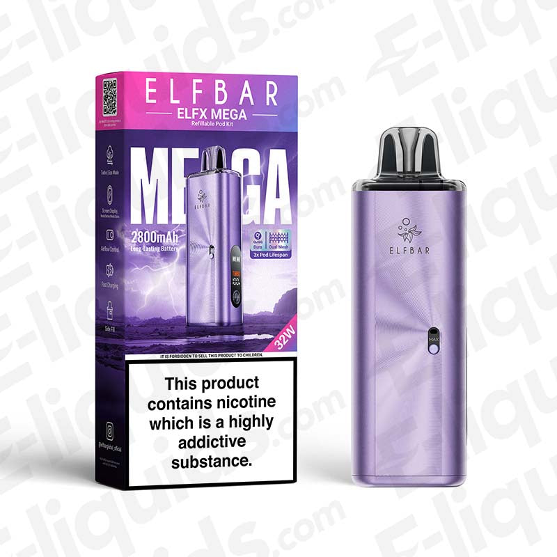 Elf Bar ELFX Mega Pod Kit | 2800mAh | Turbo and Eco Elf Bar ELFX Mega Pod Kit | 2800mAh | Turbo and Eco