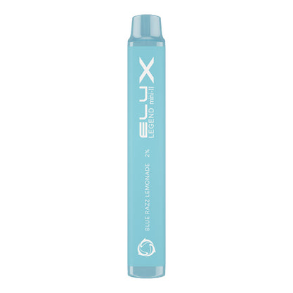 Blue Razz Lemonade Legend Mini 2 Disposable Vape Device by Elux