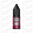 Full Tank Cherry Ice Nic Salt E-liquid 10ml bottle with 20mg nicotine, featuring cherry flavor and icy undertones.