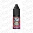 Full Tank Strawberry Raspberry Cherry Ice Nic Salt E-liquid 10ml bottle with 20mg nicotine strength.