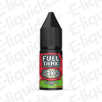 Full Tank Watermelon Ice Nic Salt E-liquid in a 10ml bottle, featuring a refreshing watermelon and mint flavor profile.