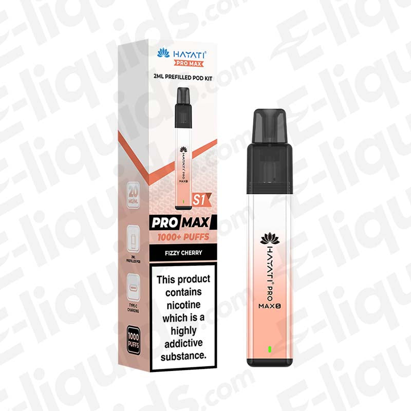Hayati Pro Max S1 Fizzy Cherry Prefilled Pod Kit