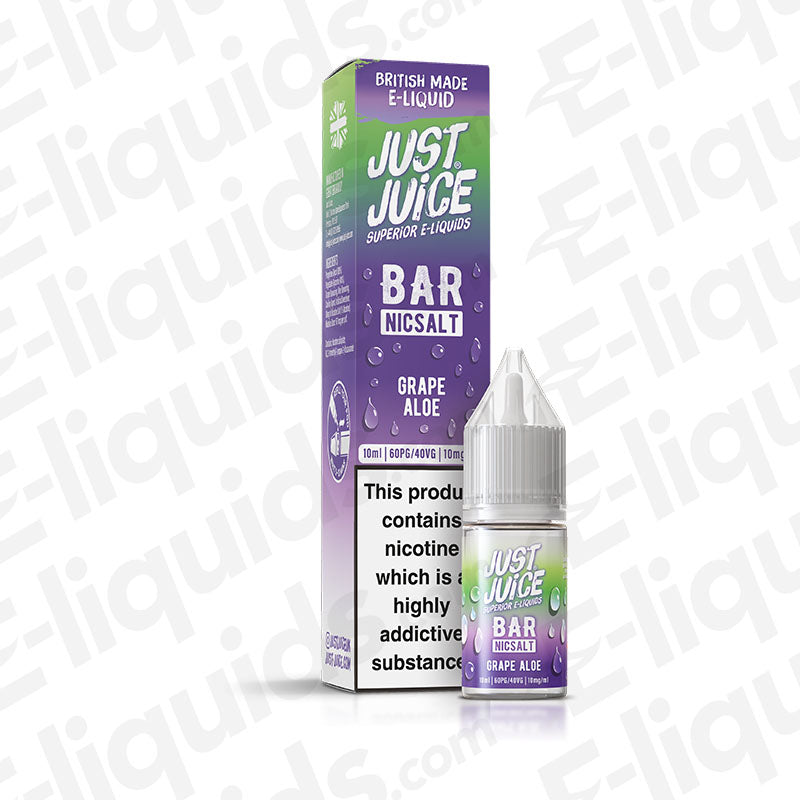 Just Juice Bar Nic Salt Grape Aloe
