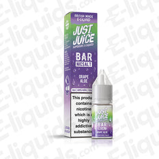 Grape Aloe Nic Salt Vape Juice by Just Juice