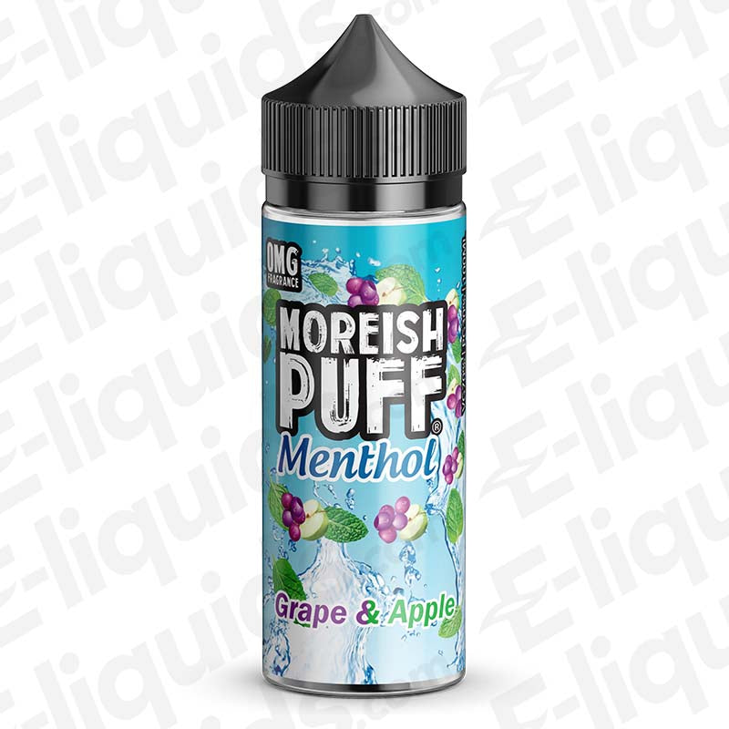 Moreish Puff Menthol Grape & Apple Menthol 100ml Shortfill Vape Juice