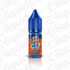 Grape Melon Ice Nic Salt E-liquid by Just Juice in a 10ml bottle, featuring flavors of grape, melon, and ice.