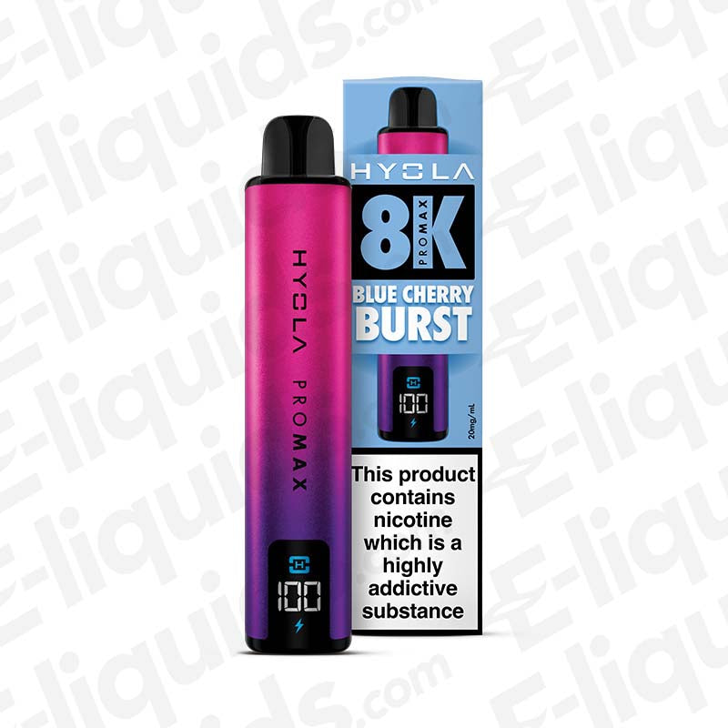 Hyola Pro Max 8000 Blue Cherry Burst Prefilled Pod Kit