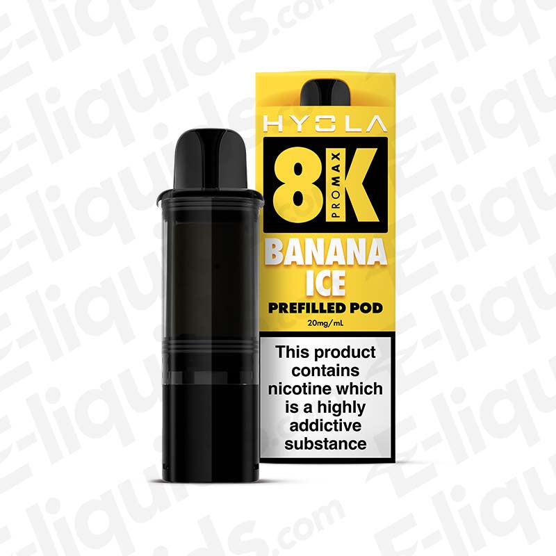 Hyola Pro Max 8000 Banana Ice Prefilled Pod