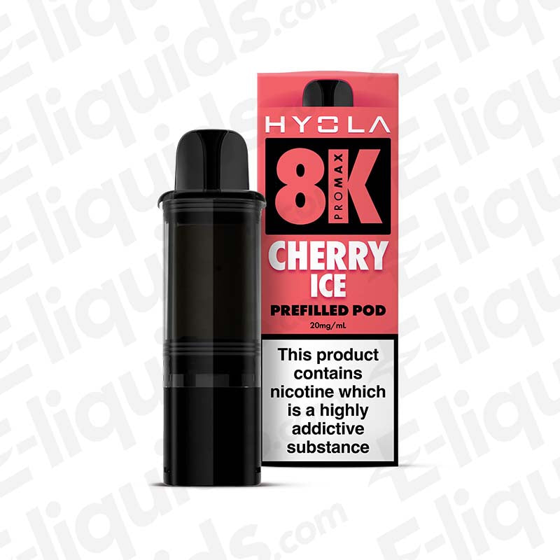 Hyola Pro Max 8000 Cherry Ice Prefilled Pod