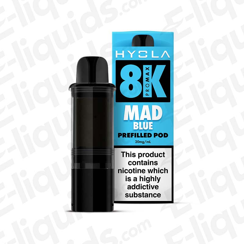 Hyola Pro Max 8000 Mad Blue Prefilled Pod