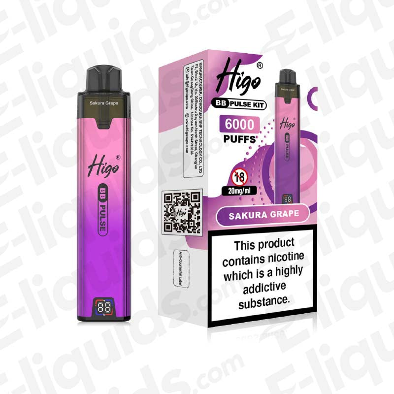 Higo BB Pulse Sakura Grape Prefilled Pod Kit