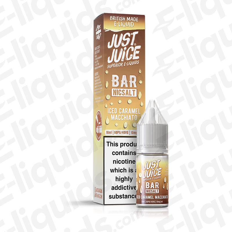 Just Juice Bar Nic Salt Iced Caramel Macchiato