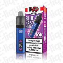 IVG Nexio Blue Razz Hub Prefilled Pod Kit