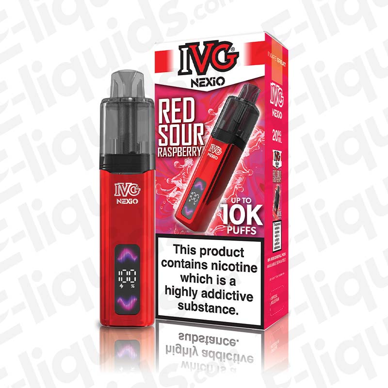 IVG Nexio Red Sour Raspberry Prefilled Pod Kit