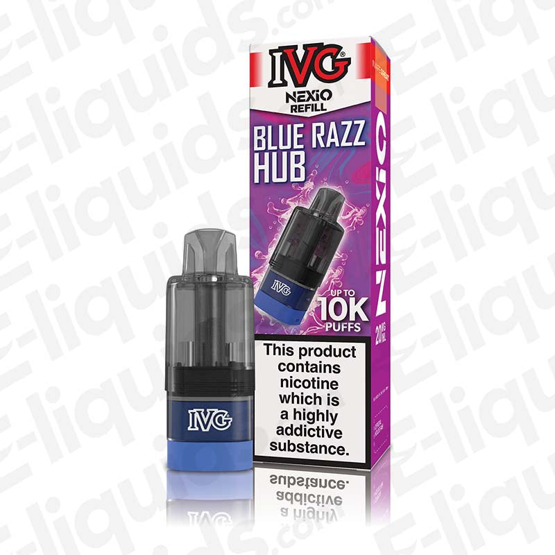 IVG Nexio Blue Razz Hub Prefilled Pod