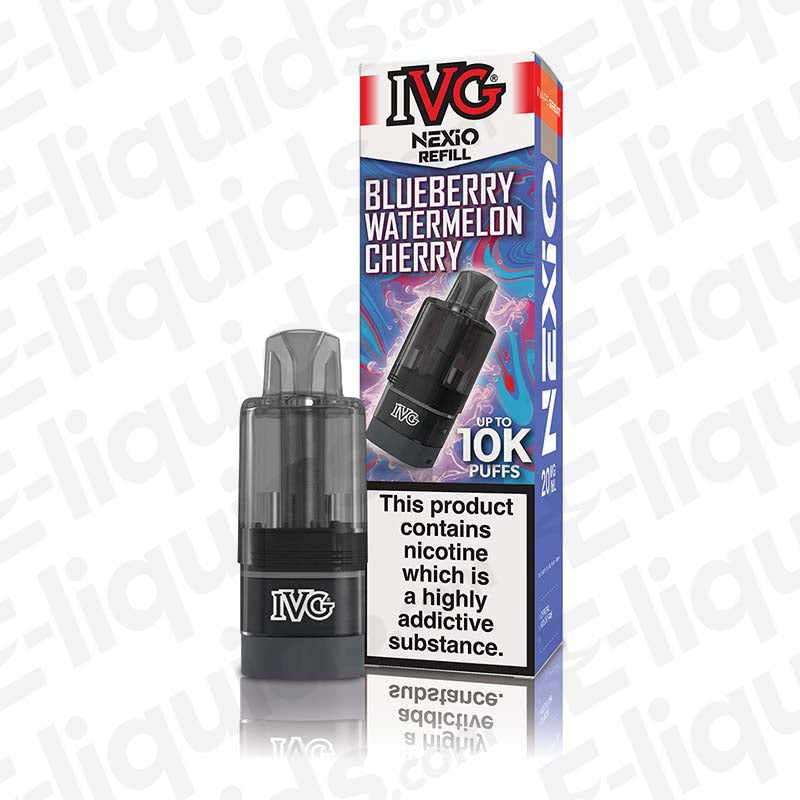IVG Nexio Blueberry Watermelon Cherry Prefilled Pod