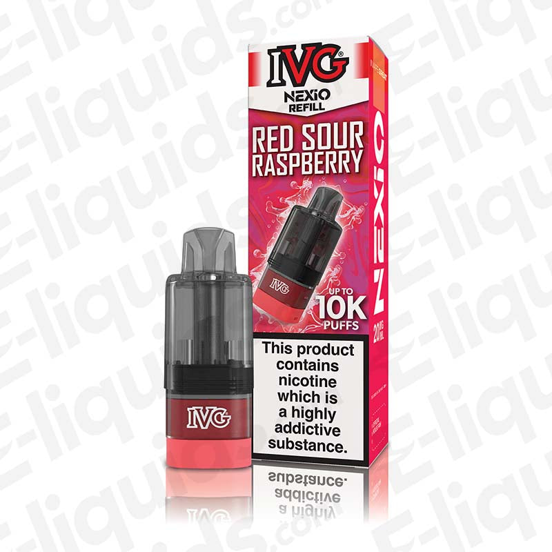IVG Nexio Red Sour Raspberry Prefilled Pod