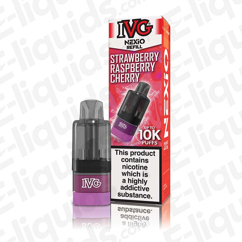 IVG Nexio Strawberry Raspberry Cherry Prefilled Pod