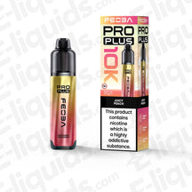  Feoba Pro Plus Juicy Peach Prefilled Pod Kit with soft, velvety Peach flavour in orange-pink packaging.