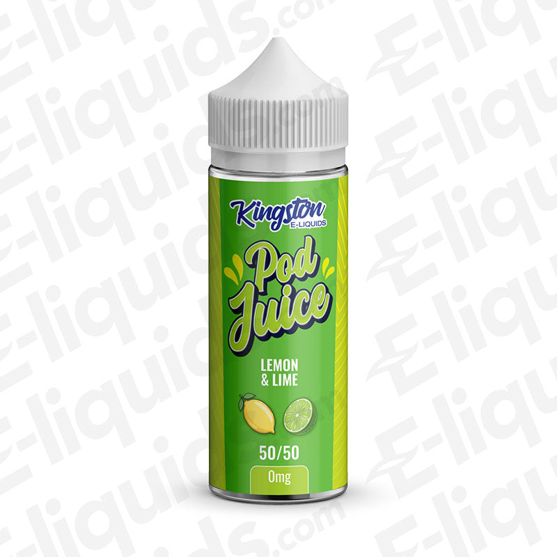 Kingston Lemon Lime Pod Juice 50/50 100ml Shortfill Vape Juice