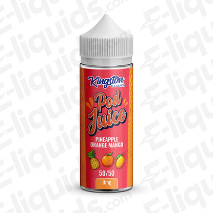 Pineapple Orange Mango Pod Juice 50/50 Shortfill Vape Juice by Kingston