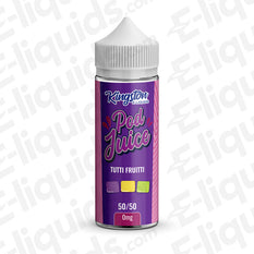 Tutti Frutti Pod Juice 50/50 Shortfill Vape Juice by Kingston
