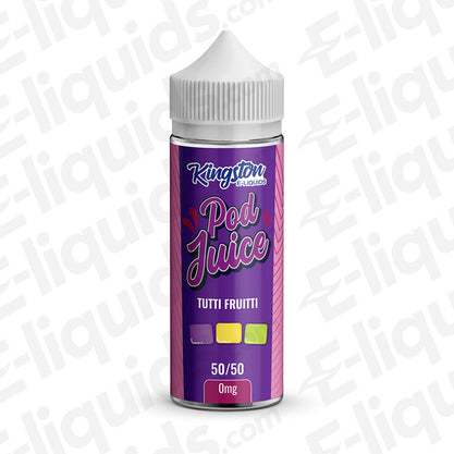 Tutti Frutti Pod Juice 50/50 Shortfill Vape Juice by Kingston