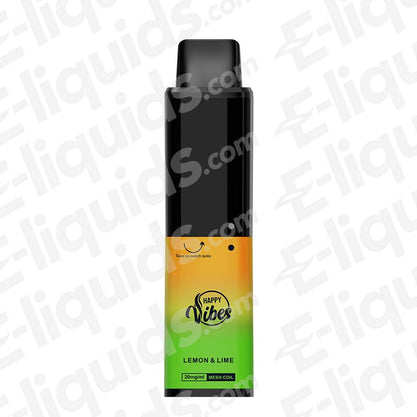 Happy Vibes Twist Lemon and Lime Disposable Vape