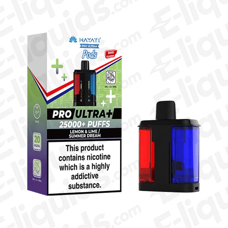 Hayati Pro Ultra+ 25K Lemon  & Lime - Summer Dream Prefilled Pods