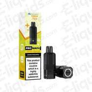 Hayati Pro Max Lemon Pineapple Prefilled Pod with zesty Citrus and tropical Pineapple flavour in yellow packaging.
