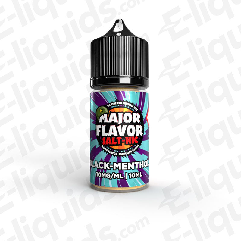 Major Flavor Black Menthol Nic Salt