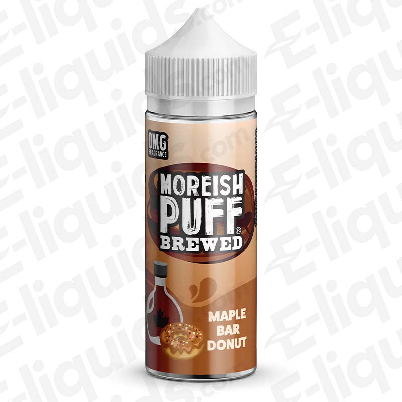 Moreish Puff Brewed Maple Bar Donut Brewed 100ml Shortfill Vape Juice