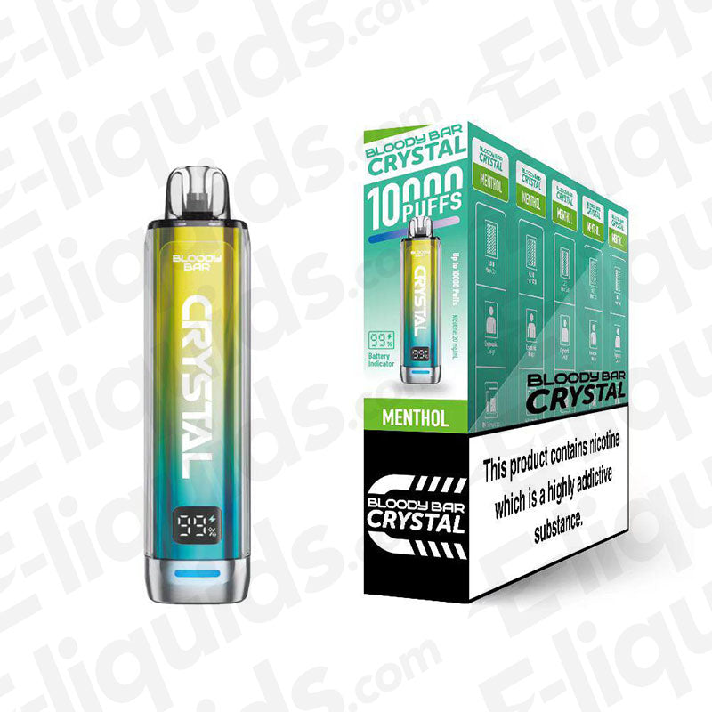Bloody Bar Crystal 10K Menthol Prefilled Pod Kit