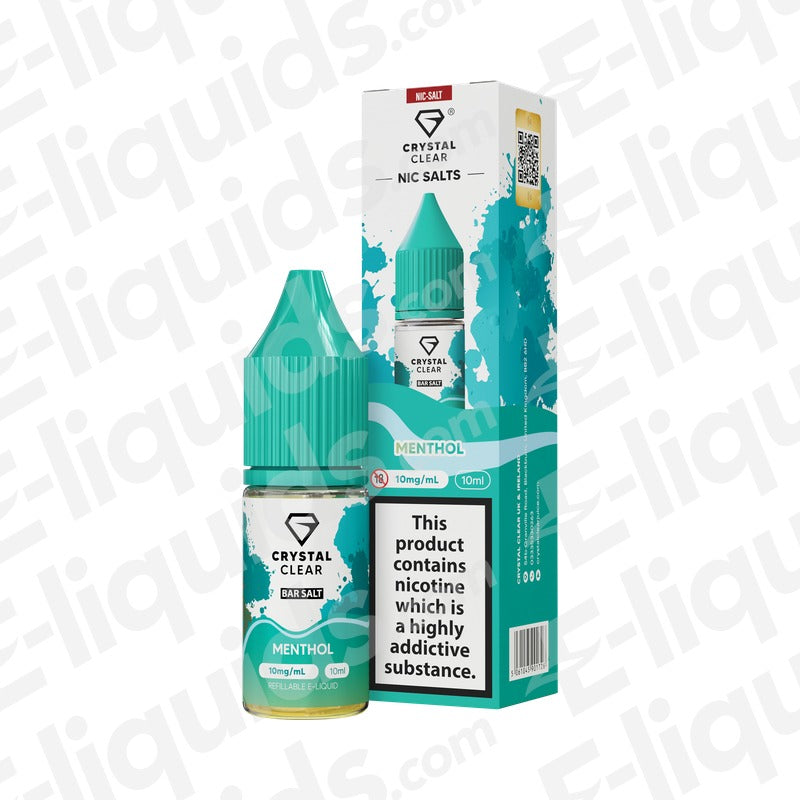 Crystal Clear Menthol Nic Salt