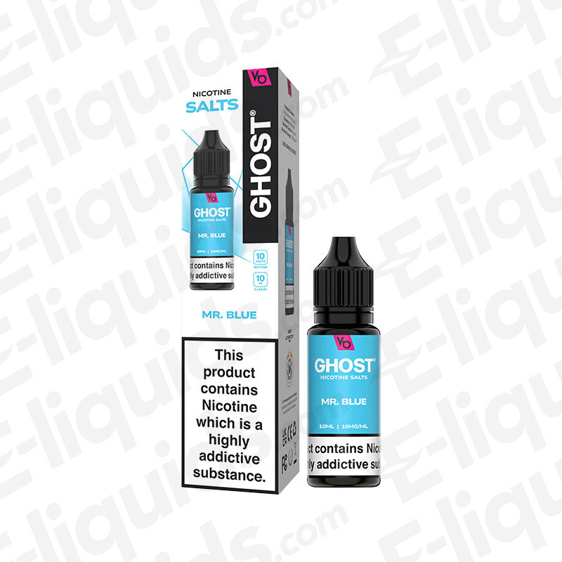 Vapes Bars Ghost Mr Blue Nic Salt