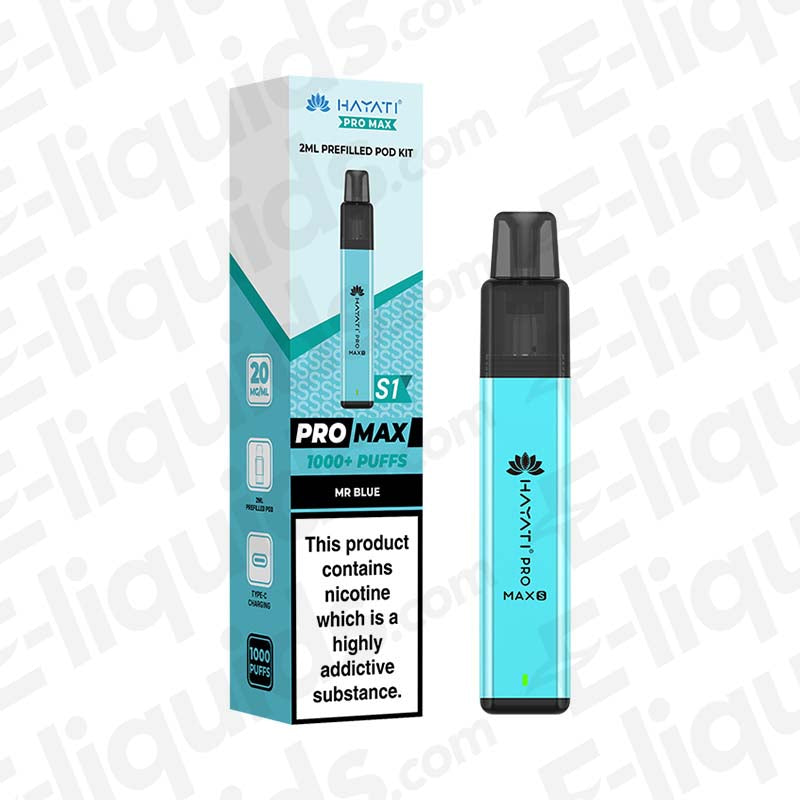 Hayati Pro Max S1 Mr Blue Prefilled Pod Kit