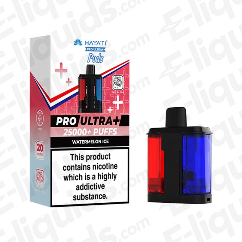 Hayati Pro Ultra+ 25K Watermelon Ice Prefilled Pod