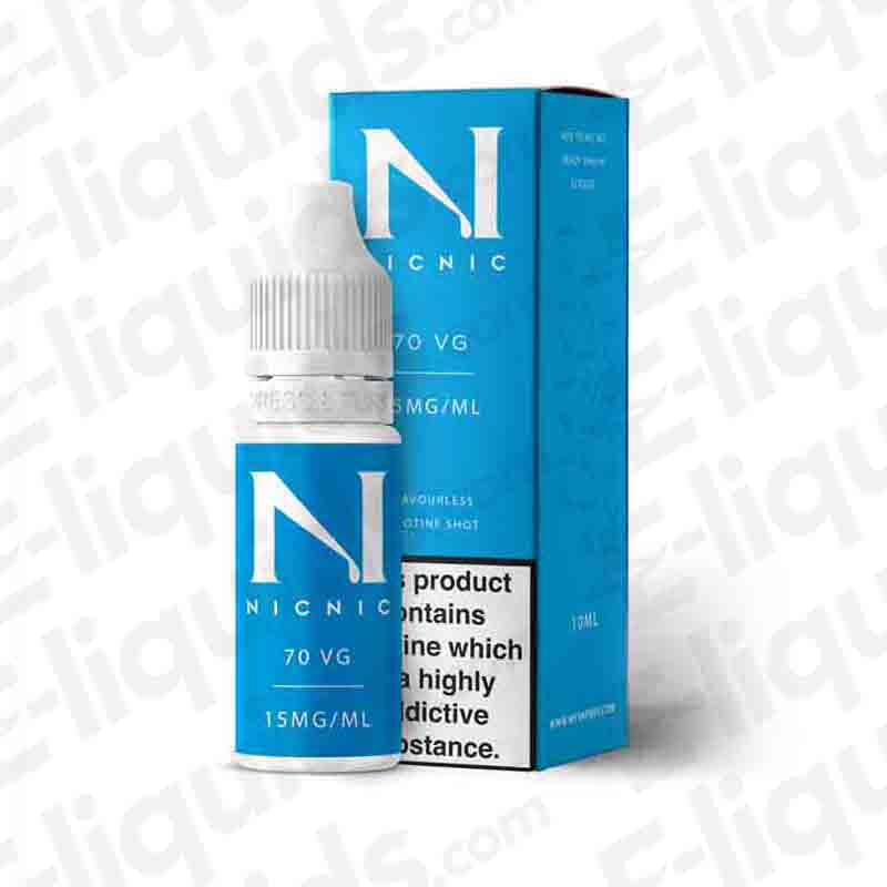 High VG Nicotine Shot by Nic Nic in 15mg strength, ideal for boosting nicotine in shortfill e-liquids.