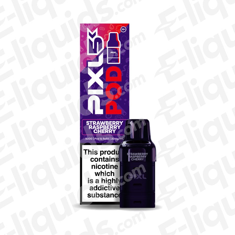 PIXL 5K Strawberry Raspberry Cherry Prefilled Pods