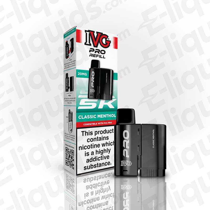 IVG Pro 5K Classic Menthol 20mg Prefilled Pod