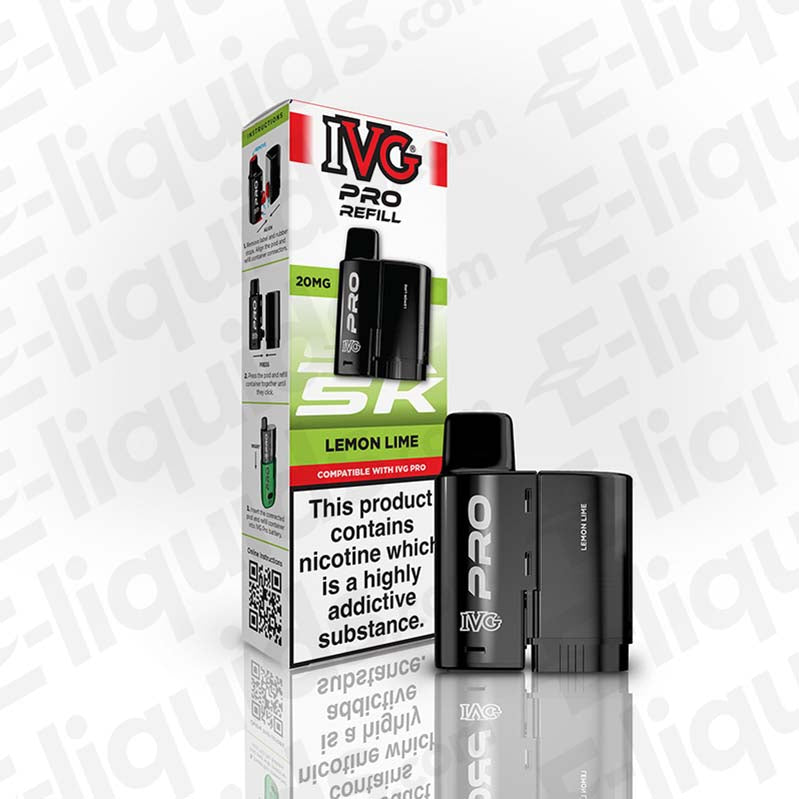 IVG Pro 5K Lemon Lime 20mg Prefilled Pod