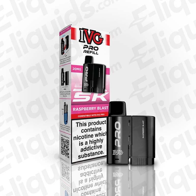 IVG Pro 5K Raspberry Blast 20mg Prefilled Pod