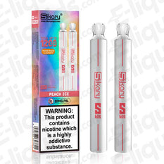 Peach Ice Sikary S600 Twin Pack Disposable Vape Device