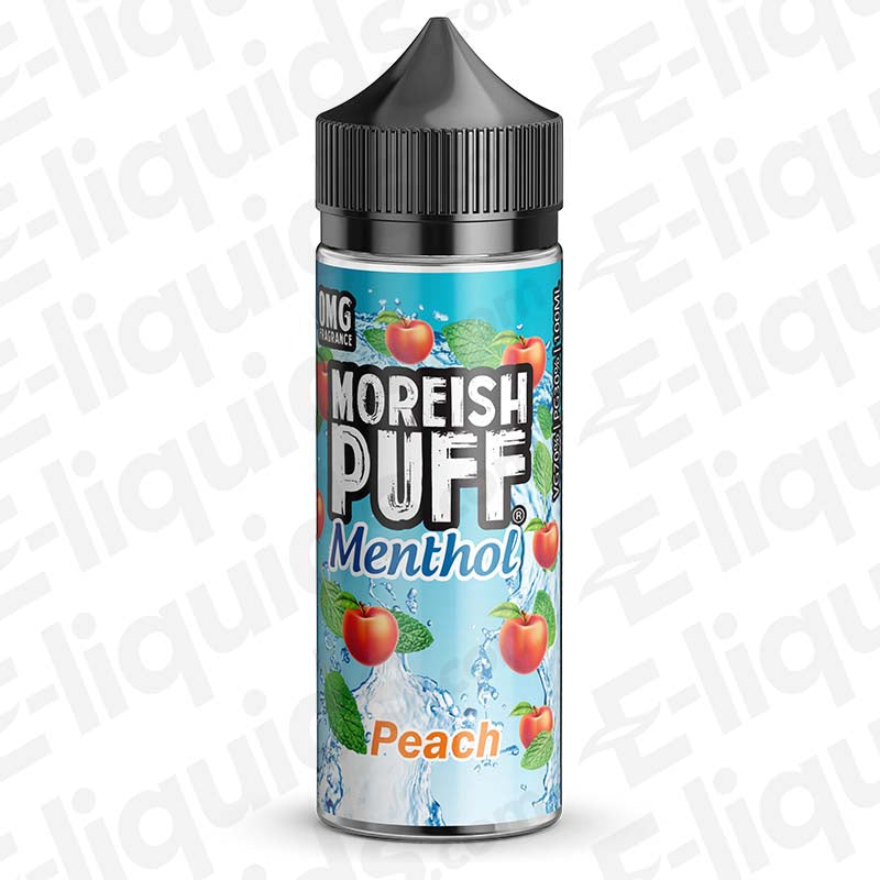 Moreish Puff Menthol Peach Menthol 100ml Shortfill Vape Juice