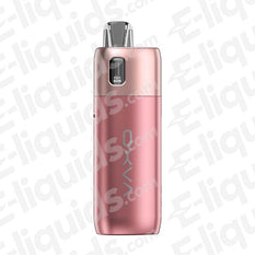 Oxva Oneo Pod Vape Kit in sleek pink design with a power output of 40W for an enhanced vaping experience.