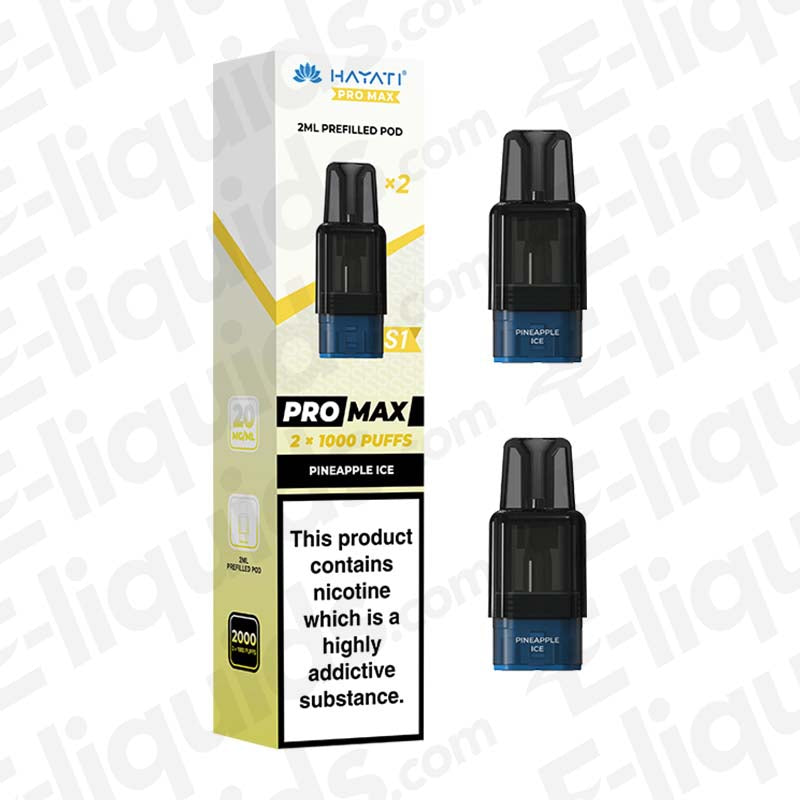 Hayati Pro Max S1 Pineapple Ice Prefilled Replacement Pod