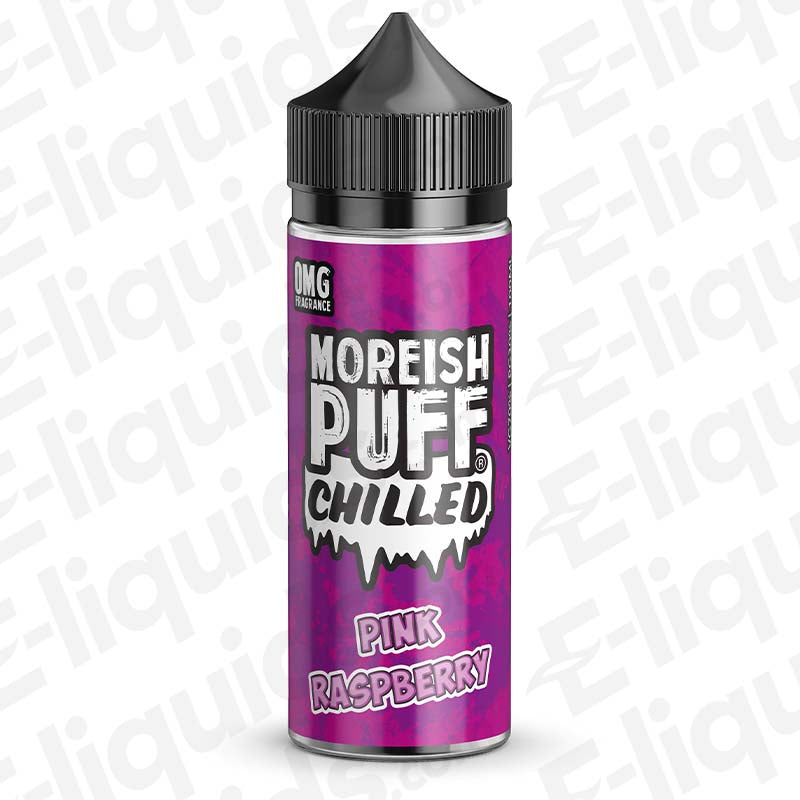 Moreish Puff Chilled Pink Raspberry Chilled 100ml Shortfill Vape Juice