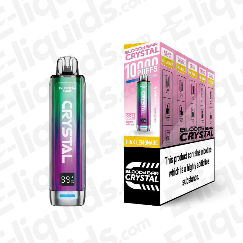 Bloody Bar Crystal 10K Pink Lemonade Prefilled Pod Kit