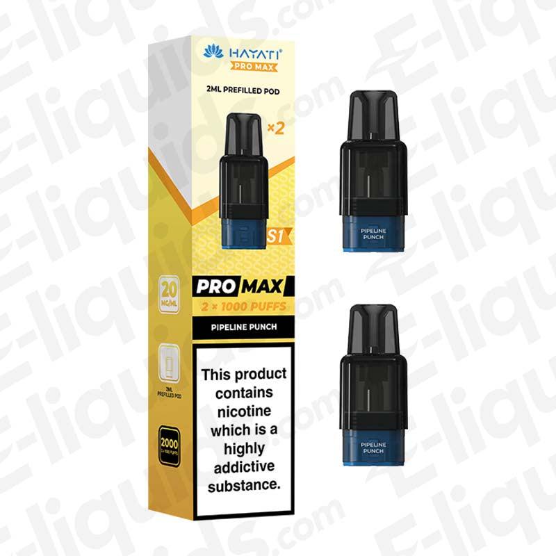 Hayati Pro Max S1 Pipeline Punch Prefilled Replacement Pod